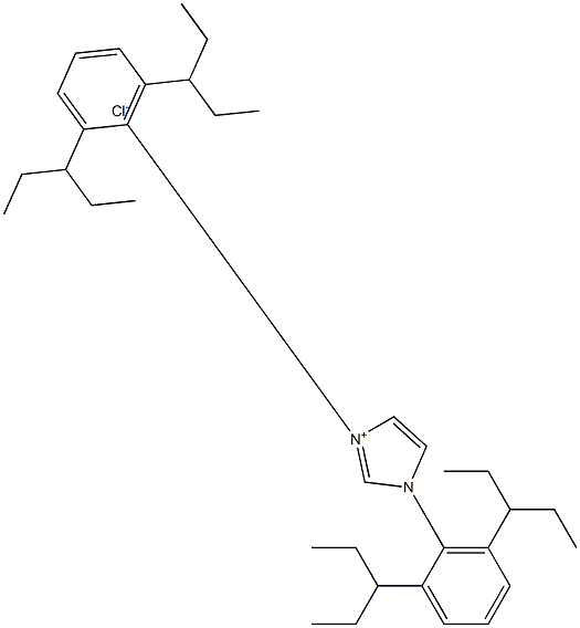 1,3-双(2,6-二(戊-3-基)苯基)-1H-咪唑-3-鎓氯化物