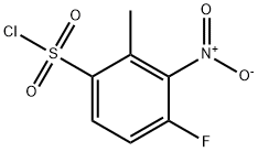 4-fluoro-2-methyl-3-nitrobenzene-1-sulfonyl chloride