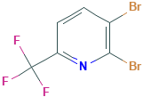 2,3-Dibromo-6-triflroromethylpyridine
