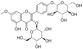 4H-1-Benzopyran-4-one,3-(b-D-glucopyranosyloxy)-2-[4-(b-D-glucopyranosyloxy)phenyl]-5-hydroxy-7-methoxy-