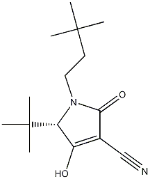 1H-Pyrrole-3-carbonitrile,1-(3,3-dimethylbutyl)-5-(1,1-dimethylethyl)-2,5-dihydro -4-hydroxy-2-oxo-, (5S)-