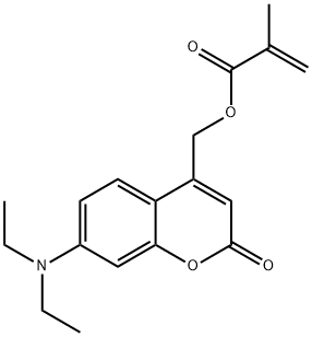 2-Propenoic acid, 2-methyl-, [7-(diethylamino)-2-oxo-2H-1-benzopyran-4-yl]methyl ester