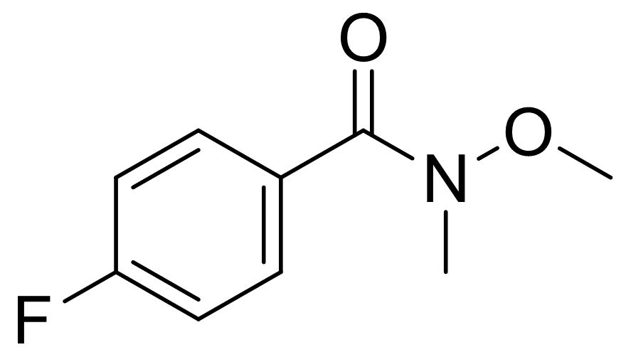 N-Methyl-N-methoxy-4-fluorobenzamide
