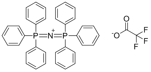 1,1,1-Triphenyl-N-(triphenylphosphoranylidene)-phosphoraniminium 2,2,2-trifluoroacetate