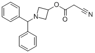 Acetic acid, 2-cyano-,1-(diphenylMethyl)-3-azetidinyl ester