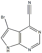 7H-Pyrrolo[2,3-d]pyrimidine-4-carbonitrile, 5-bromo-