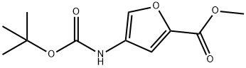 2-Furancarboxylic acid, 4-[[(1,1-dimethylethoxy)carbonyl]amino]-, methyl ester