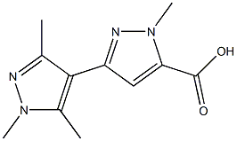 1,1',3',5'-tetramethyl-1H,1'H-3,4'-bipyrazole-5-carboxylic acid(SALTDATA: FREE)