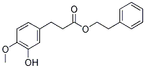 2-Propenoic acid, 3-(3-hydroxy-4-methoxyphenyl)-, 2-phenylethyl ester, (2E)-