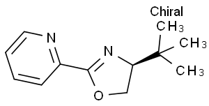 2-[(4S)-4-(2-Methyl-2-propanyl)-4,5-dihydro-1,3-oxazol-2-yl]pyridine