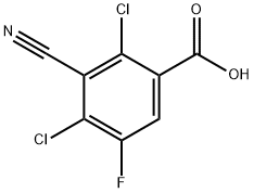 Benzoic acid, 2,4-dichloro-3-cyano-5-fluoro-