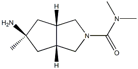 Cyclopenta[c]pyrrole-2(1H)-carboxamide, 5-aminohexahydro-N,N,5-trimethyl-, (3aα,5α,6aα)-rel-