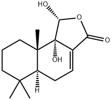 Naphtho[1,2-c]furan-3(1H)-one, 5,5a,6,7,8,9,9a,9b-octahydro-1,9b-dihydroxy-6,6,9a-trimethyl-, (1R,5aS,9aS,9bS)-