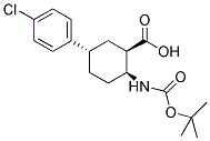 CIS-2-TERT-BUTOXYCARBONYLAMINO-TRANS-5-(4-CHLORO-PHENYL)-CYCLOHEXANECARBOXYLIC ACID