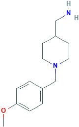 1-{1-[(4-methoxyphenyl)methyl]piperidin-4-yl}methanamine