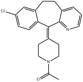1-[4-[(8-Chloro-5,6-dihydro-11H-benzo[5,6]cyclohepta[1,2-b]pyridine)-11-ylidene]piperidino]ethanone