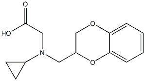 2-(cyclopropyl((2,3-dihydrobenzo[b][1,4]dioxin-2-yl)methyl)amino)acetic acid