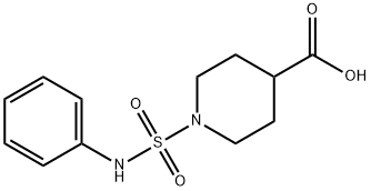 1-[(phenylamino)sulfonyl]-4-Piperidinecarboxylic acid