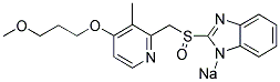 [2-[[4-(3-methoxypropoxy)-3-methyl-2-pyridyl]methylsulfinyl]benzimidazol-1-yl]sodium
