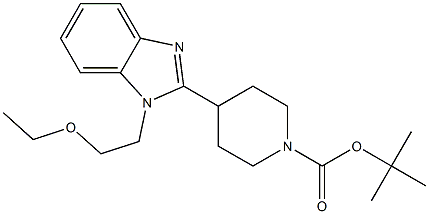 tert-butyl 4-(1-(2-ethoxyethyl)-1H-benzo[d]iMidazol-2-yl)piperidine-1-carboxylate