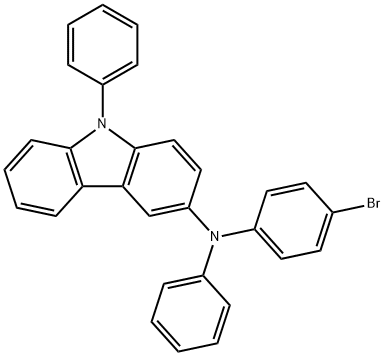 N-(4-bromophenyl)-N,9-diphenyl-9H-carbazol-3-amine