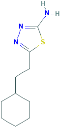5-(2-Cyclohexylethyl)-1,3,4-thiadiazol-2-amine