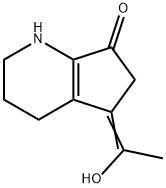 7H-Cyclopenta[b]pyridin-7-one, 1,2,3,4,5,6-hexahydro-5-(1-hydroxyethylidene)-