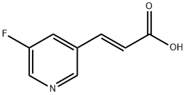 2-Propenoic acid, 3-(5-fluoro-3-pyridinyl)-, (E)- (9CI)
