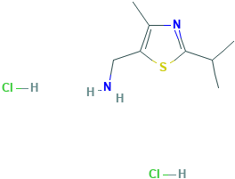(2-isopropyl-4-methyl-1,3-thiazol-5-yl)methylamine dihydrochloride