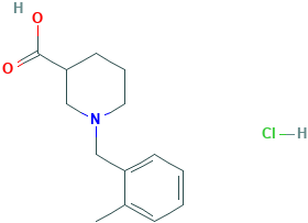 1-(2-Methylbenzyl)piperidine-3-carboxylic acid hydrochloride
