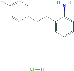 {2-[2-(4-Methylphenyl)ethyl]phenyl}aminehydrochloride