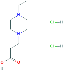 3-(4-乙基哌嗪-1-基)丙酸二盐酸盐