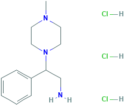 2-(4-Methyl-piperazin-1-yl)-2-phenyl-ethylaminetrihydrochloride