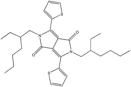 2,5-bis(2-ethylhexyl)-3,6-di(thiophen-2-yl)-2,5-dihydropyrrolo[3,4-c]pyrrole-1,4-dione