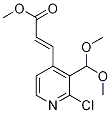 (E)-Methyl 3-(2-chloro-3-(dimethoxymethyl)pyridin-4-yl)acrylate