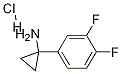 1-(3,4-difluorophenyl)cyclopropan-1-amine hydrochloride
