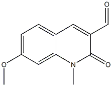 7-METHOXY-1-METHYL-2-OXO-1,2-DIHYDROQUINOLINE-3-CARBALDEHYDE