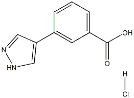 3-(1H-Pyrazol-4-yl)-benzoic acid hydrochloride