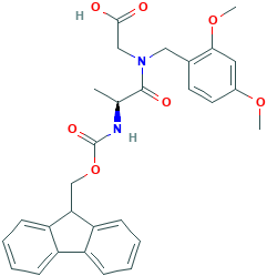 N-[芴甲氧羰基]-L-丙氨酰基-N-[(2,4-二甲氧基苯基)甲基]甘氨酸