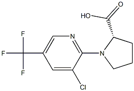 1-[3-CHLORO-5-(TRIFLUOROMETHYL)PYRIDIN-2-YL]PYRROLIDINE-2-CARBOXYLIC ACID