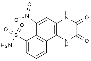 FG  9202  hydrate  disodium  salt,  1,2,3,4-Tetrahydro-6-nitro-2,3-dioxo-benzo[f]quinoxaline-7-sulfonamide  hydrate  disodium  salt
