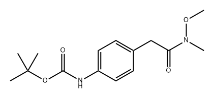 Carbamic acid, N-[4-[2-(methoxymethylamino)-2-oxoethyl]phenyl]-, 1,1-dimethylethyl ester
