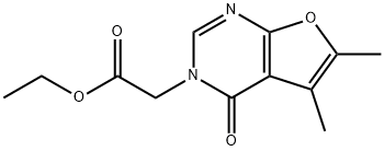 Furo[2,3-d]pyrimidine-3(4H)-acetic acid, 5,6-dimethyl-4-oxo-, ethyl ester