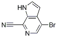 1H-Pyrrolo[2,3-c]pyridine-7-carbonitrile, 4-broMo-