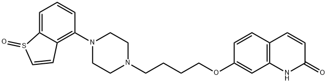 7-[4-[4-(1-oxo-1-benzothiophen-4-yl)piperazin-1-yl]butoxy]-1H-quinolin-2-one