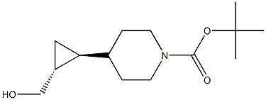 1-Piperidinecarboxylicacid,4-[(1R,2S)-2-(hydroxyMethyl)cyclopropyl]-,1,1-diMethylethylester,rel-