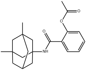2-(((1r,3R,5S,7r)-3,5-dimethyladamantan-1-yl)carbamoyl)phenyl acetate