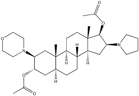 Androstane-3,17-diol,2-(4-morpholinyl)-16-(1-pyrrolidinyl)