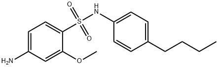 4-氨基-N-(4-丁基苯基)-2-甲氧基苯-1-磺酰胺