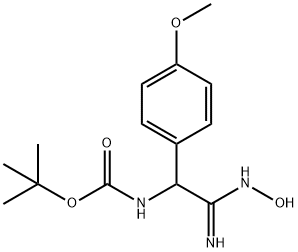 Carbamic acid, N-[2-(hydroxyamino)-2-imino-1-(4-methoxyphenyl)ethyl]-, 1,1-dimethylethyl ester